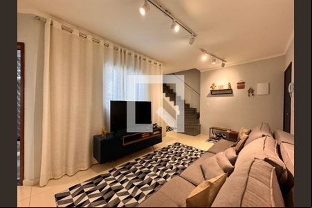Sala de apartamento à venda com 2 quartos, 98m² em Vila Linda, Santo André