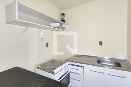 Cozinha e Área de Serviço de kitnet/studio à venda com 1 quarto, 49m² em Centro, São Leopoldo