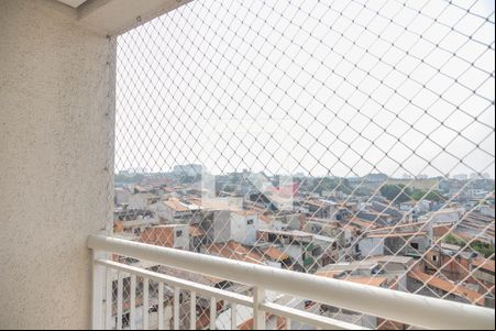 Varanda da sala  de apartamento à venda com 3 quartos, 61m² em Piraporinha, Diadema