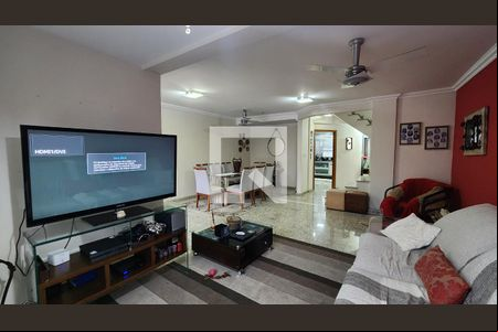 Sala de casa para alugar com 4 quartos, 260m² em Embaré, Santos