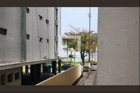 Vista da Sala de apartamento para alugar com 1 quarto, 60m² em Boqueirão, Santos