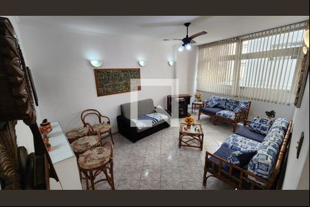 Sala de apartamento para alugar com 1 quarto, 60m² em Boqueirão, Santos