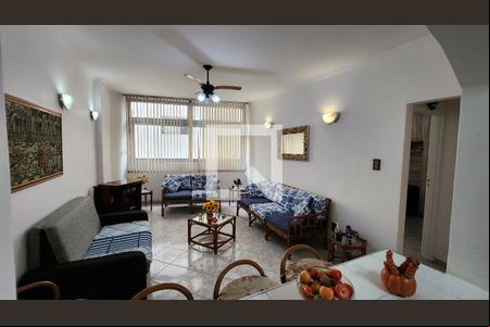 Detalhe Sala de apartamento para alugar com 1 quarto, 60m² em Boqueirão, Santos