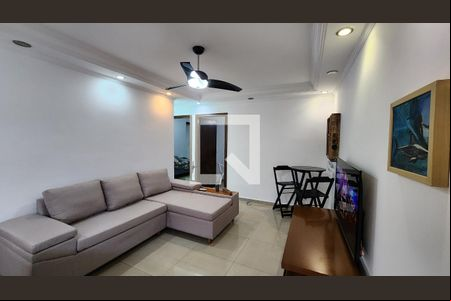 Sala de apartamento para alugar com 2 quartos, 80m² em Boqueirão, Santos