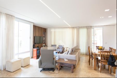 sala de casa de condomínio à venda com 4 quartos, 287m² em Alphaville, Nova Lima