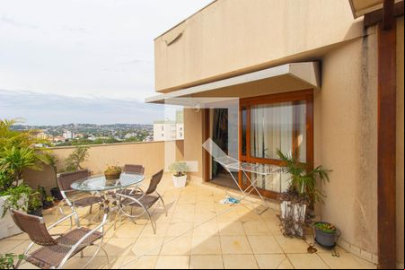 Varanda da Sala 1 de apartamento à venda com 4 quartos, 250m² em Morro do Espelho, São Leopoldo