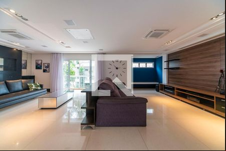 Sala de casa de condomínio à venda com 3 quartos, 404m² em Vila Gilda, Santo André