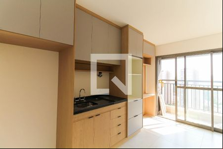 Sala/Cozinha de apartamento à venda com 1 quarto, 28m² em Jardim Independência (são Paulo), São Paulo