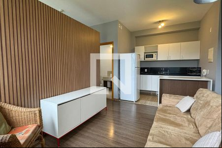 Sala de apartamento para alugar com 1 quarto, 46m² em Tamboré, Santana de Parnaíba