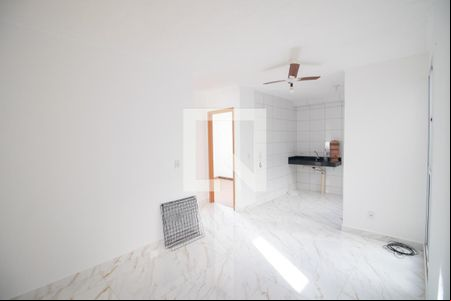 Sala de apartamento para alugar com 2 quartos, 44m² em Sapucaia Ii, Contagem