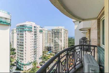 Varanda de apartamento para alugar com 1 quarto, 50m² em Barra da Tijuca, Rio de Janeiro