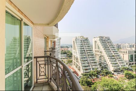 Varanda de apartamento para alugar com 1 quarto, 50m² em Barra da Tijuca, Rio de Janeiro