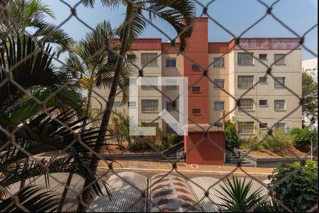 Vista da Sala de apartamento à venda com 2 quartos, 57m² em Vila Mimosa, Campinas