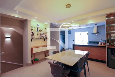 Sala de Jantar de casa de condomínio à venda com 3 quartos, 161m² em Mauá, São Caetano do Sul