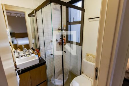 Banheiro da Suíte de casa de condomínio à venda com 2 quartos, 89m² em Real Parque, São Paulo