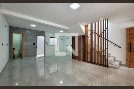 Sala de casa à venda com 3 quartos, 100m² em Jardim das Maravilhas, Santo André