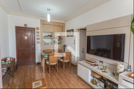 Sala de apartamento à venda com 1 quarto, 47m² em Santa Efigênia, Belo Horizonte