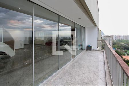 Varanda de apartamento para alugar com 4 quartos, 464m² em Barra da Tijuca, Rio de Janeiro