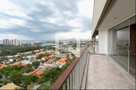 Varanda de apartamento para alugar com 4 quartos, 464m² em Barra da Tijuca, Rio de Janeiro