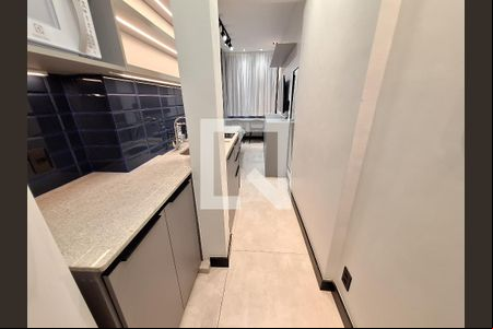 Cozinha de apartamento para alugar com 1 quarto, 22m² em Centro, Rio de Janeiro
