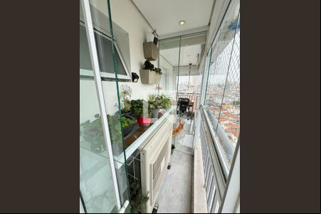 varanda de apartamento para alugar com 3 quartos, 121m² em Belém, São Paulo