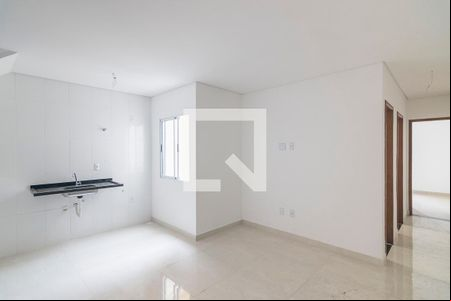 Sala de apartamento à venda com 2 quartos, 100m² em Jardim das Maravilhas, Santo André