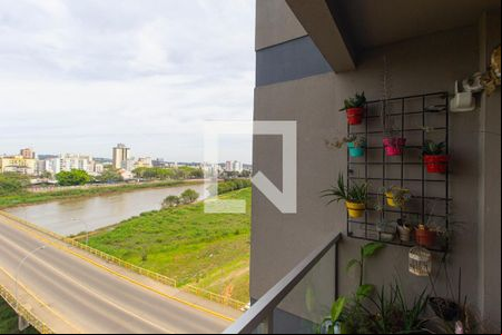 Varanda da Sala de apartamento à venda com 3 quartos, 89m² em Rio dos Sinos, São Leopoldo