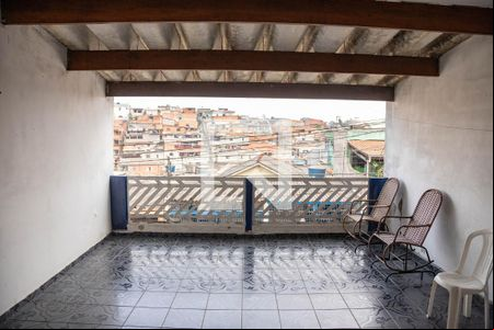 Varanda da sala de casa à venda com 5 quartos, 600m² em Vila Nogueira, Diadema