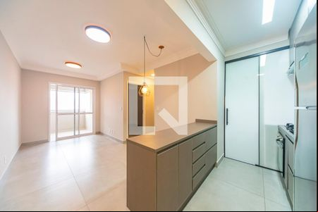 Sala de apartamento para alugar com 2 quartos, 55m² em Vila Tibiriçá, Santo André
