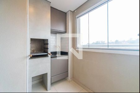 Varanda Gourmet de apartamento para alugar com 2 quartos, 55m² em Vila Tibiriçá, Santo André