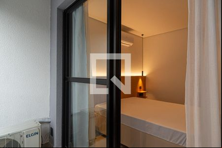 Varanda da Sala/Quarto de kitnet/studio para alugar com 1 quarto, 22m² em Centro, São Paulo