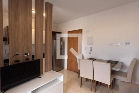 Sala de apartamento para alugar com 1 quarto, 38m² em Macuco, Santos