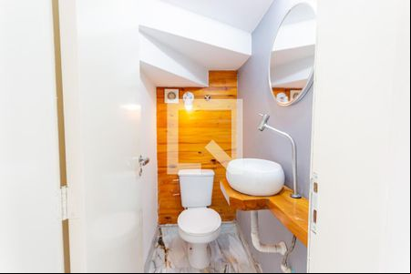 Lavabo de casa de condomínio à venda com 4 quartos, 133m² em Vila São Pedro, Santo André