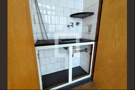 Cozinha de kitnet/studio à venda com 1 quarto, 17m² em Santo Agostinho, Belo Horizonte