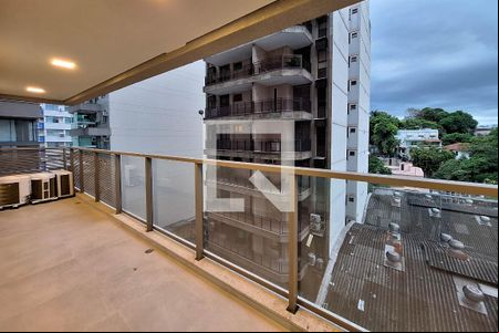 Varanda da Sala de apartamento para alugar com 3 quartos, 96m² em Icaraí, Niterói