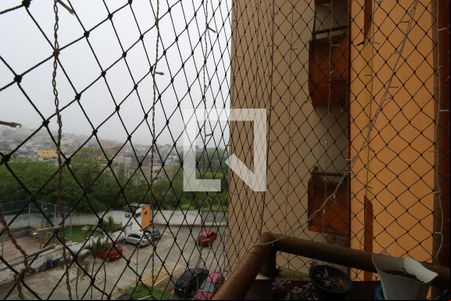 Sacada da Sala de apartamento à venda com 2 quartos, 56m² em Parque São Vicente, Santo André