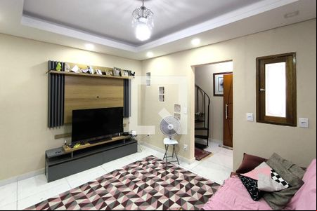 Sala de casa para alugar com 3 quartos, 125m² em Condomínio Vila de Jundiaí, Jundiaí