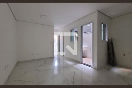 Sala de apartamento à venda com 2 quartos, 45m² em Jardim das Maravilhas, Santo André