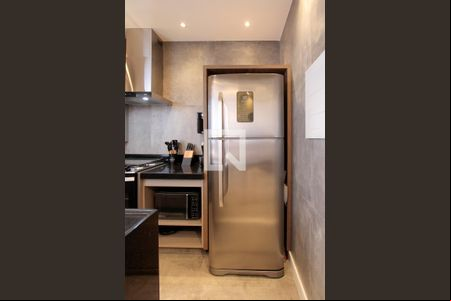 Cozinha de apartamento para alugar com 1 quarto, 55m² em Barra da Tijuca, Rio de Janeiro