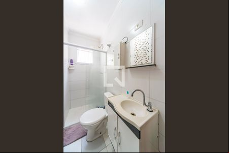 Banheiro Social de apartamento para alugar com 2 quartos, 110m² em Vila Linda, Santo André