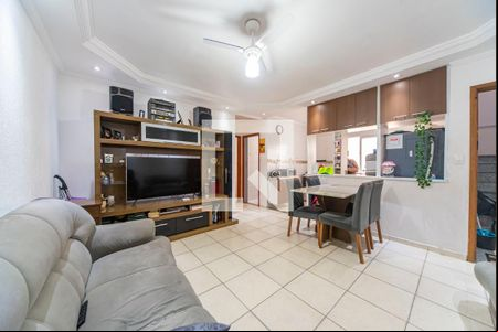 Sala de apartamento para alugar com 2 quartos, 110m² em Vila Linda, Santo André