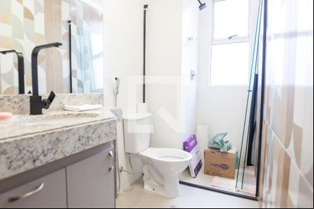 Banheiro Social de apartamento à venda com 2 quartos, 67m² em Salgado Filho, Belo Horizonte