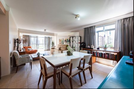 Sala de apartamento para alugar com 4 quartos, 240m² em Gonzaga, Santos