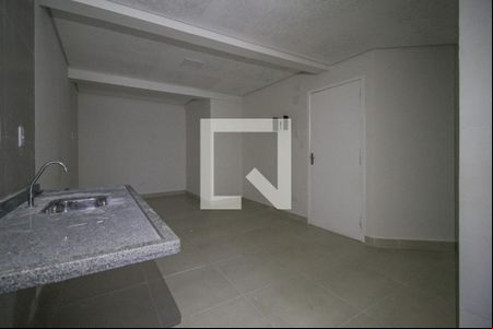 Sala - Cozinha de apartamento para alugar com 1 quarto, 39m² em Jardim Itapark Velho, Mauá
