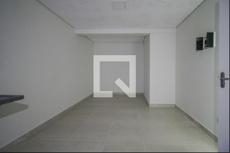 Sala - Cozinha de apartamento para alugar com 1 quarto, 39m² em Jardim Itapark Velho, Mauá