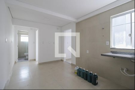 Sala/Cozinha de apartamento para alugar com 1 quarto, 38m² em Jardim Itapark Velho, Mauá