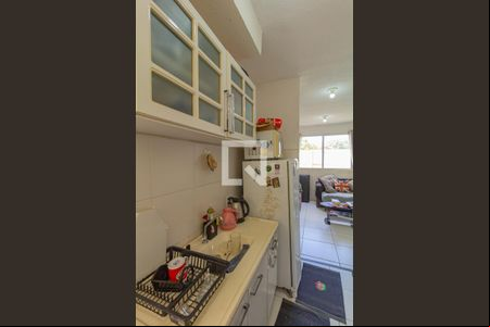 Cozinha e Área de Serviço de apartamento à venda com 1 quarto, 44m² em São José, Canoas