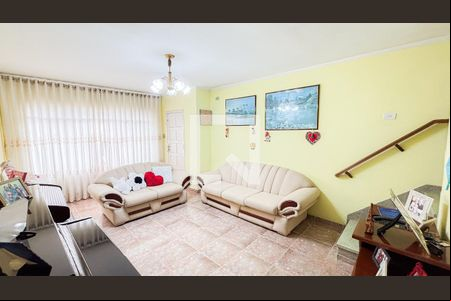 Sala de casa à venda com 3 quartos, 159m² em Condomínio Maracanã, Santo André