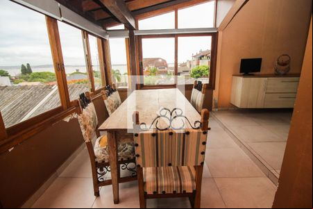 Sala de Jantar de casa à venda com 4 quartos, 318m² em Vila Assunção, Porto Alegre
