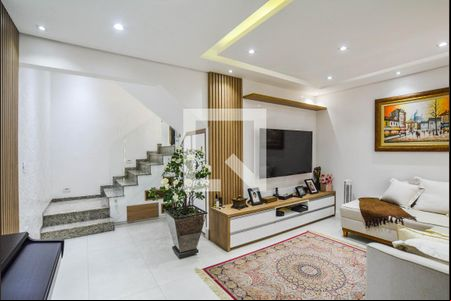 Sala de casa de condomínio à venda com 3 quartos, 140m² em Silveira, Santo André